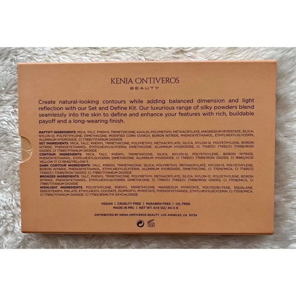 NIB KENIA ONTIVEROS BEAUTY SET AND DEFINE KIT